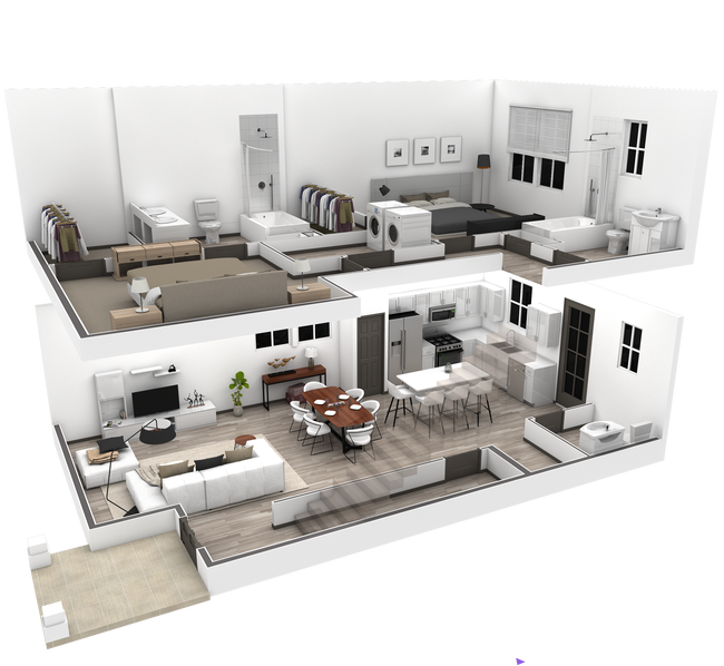 Unit 1130 1010 floor plan
